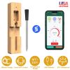 100FT Smart Wireless Meat Thermometer Digital Thermospike Meat Probe with APP Control for Oven Grill Kitchen BBQ Smoker Rotisserie