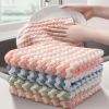 30x30cm 5/10PCS Kitchen Scouring Pad Towel Dishcloth Household Rags