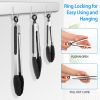 3Pcs Kitchen Tongs Stainless Steel Locking Food Tongs