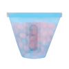 3Pcs Silicone Food Storage Bags Reusable Leakproof Food Container Set with 3 Seals Microwave Dishwasher Safe Environment Friendly 8.5Oz/17Oz/25.4Oz